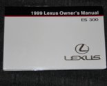 1999 Lexus ES 300 Owner&#39;s Manual Original [Paperback] Lexus - $19.77