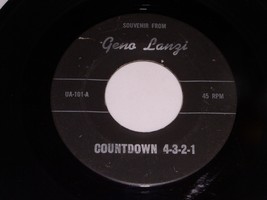 Geno Lanzi Countdown 4-3-2-1 Boney Maroney O Yeh! 45 Rpm Record Souvenir... - £469.35 GBP