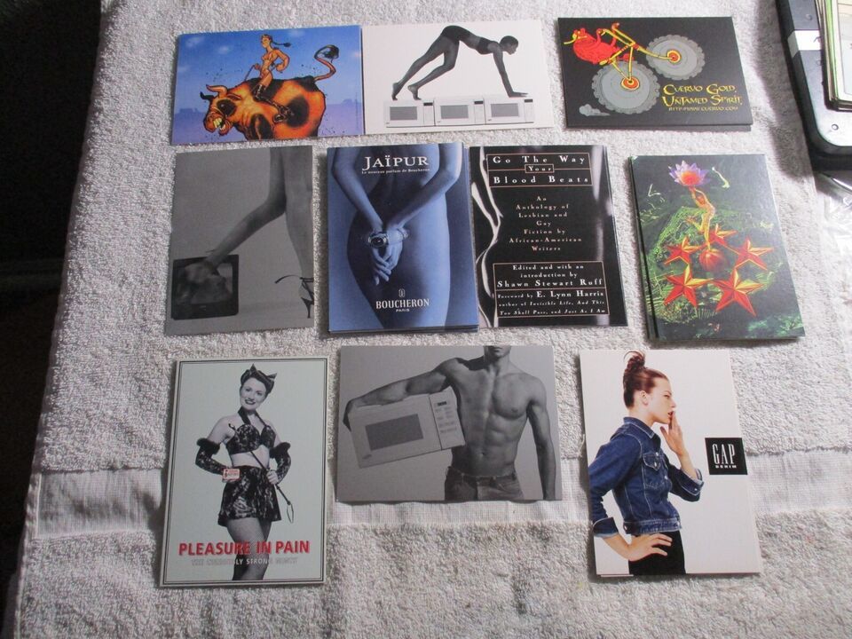 1995 Max Racks Advertising Postcard Lot of 37 Samsung Altoids, Gap Denim... - $79.19