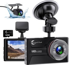 1080P Dash Cam Front and Rear with 32GB SD Card Dual Dash Camera for Car... - $116.08