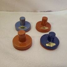 4 Rycraft Cookie Stamp Craft Set Terracotta Enamel 2&quot;. Flower rabbit 2 s... - $24.74