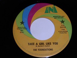 The Foundations Take A Girl Like You I&#39;m Gonna Be A Rich Man 45 Rpm Record Promo - £11.94 GBP