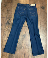 Men&#39;s COWDEN Vintage Jeans Dark Blue Size 34 X 31 Made In USA Western Wear - $39.59