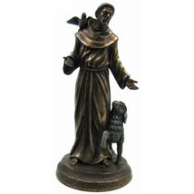 Saint Francis Animals Statue Figurine Religious Decoration 7.5 inch - $28.98