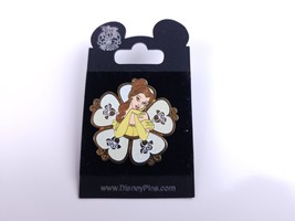Disney Pin 2007 Storybook Filigree Belle From Beauty &amp; the Beast Rose Pe... - £39.86 GBP