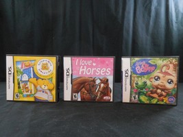 Nintendo DS Game  I Love Horses + Littlest Pet Shop + Nintendo DS Build-A-Bear - £20.25 GBP