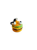 Cheeseburger Pop-Out Eyes Keychain - Giggle or Scream in Enjoyment - Uni... - $2.97