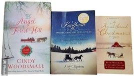 Amish Christmas Books 3ea Gift Family Holiday Drama Love Forgive Homestead - £15.61 GBP