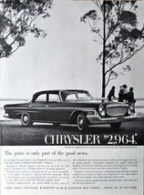 Chrysler Newport New yorker $2,924 - 1962 Vintage Print Ad - $9.74