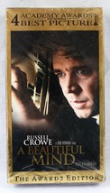 A Beautiful Mind VINTAGE SEALED VHS Cassette Russell Crowe - £23.39 GBP