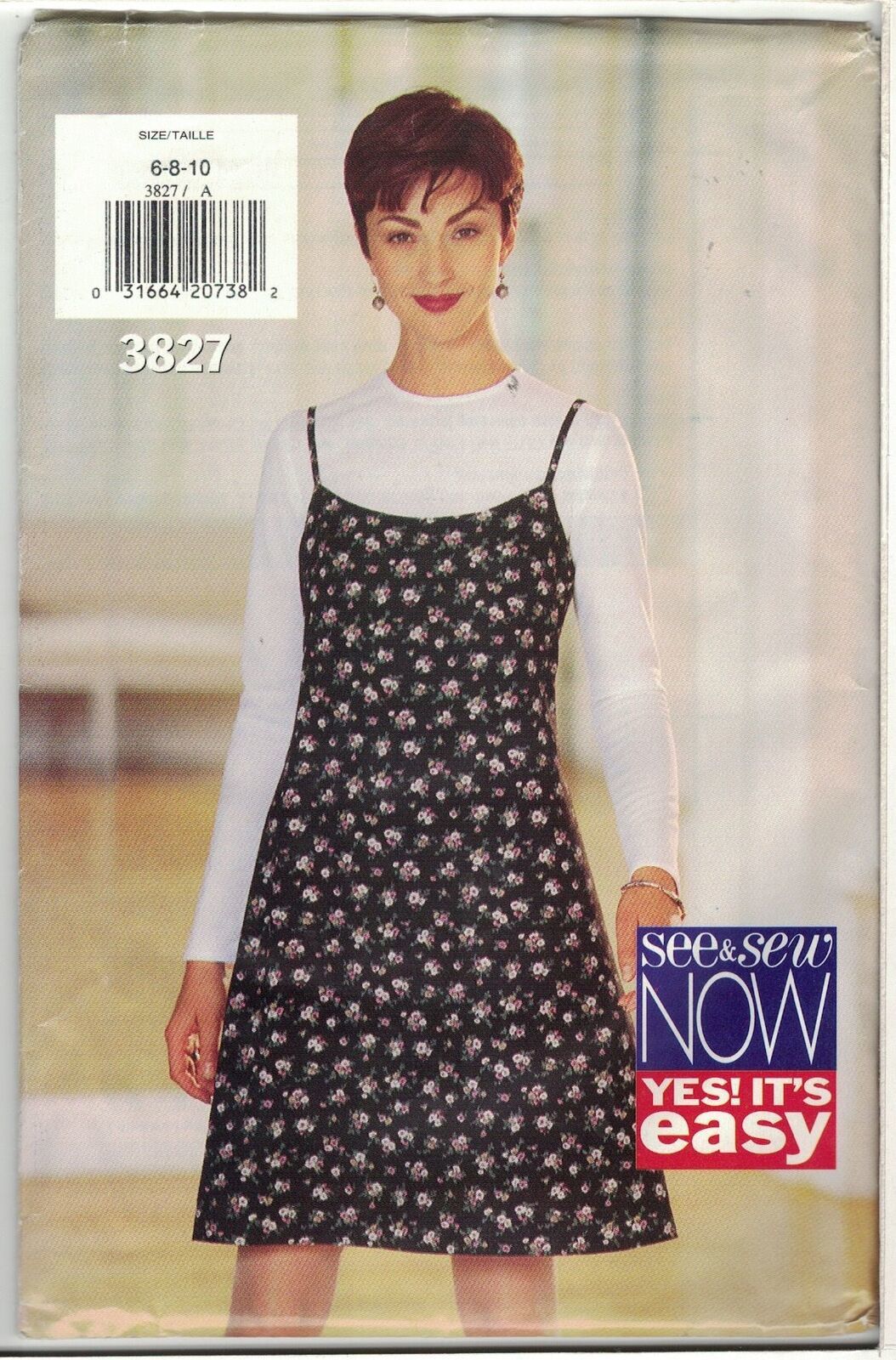 Butterick See & Sew 3827 Misses Slip Dress Jumper and Top Pattern Choose Size UC - $10.19