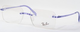 Ray ban RB 7001 2112 Transparente Violeta Gafas 53-15-140mm Italia - £75.70 GBP