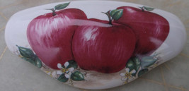 Ceramic Cabinet Drawer Pull Apple Trio @Pretty@ fruit - £6.21 GBP