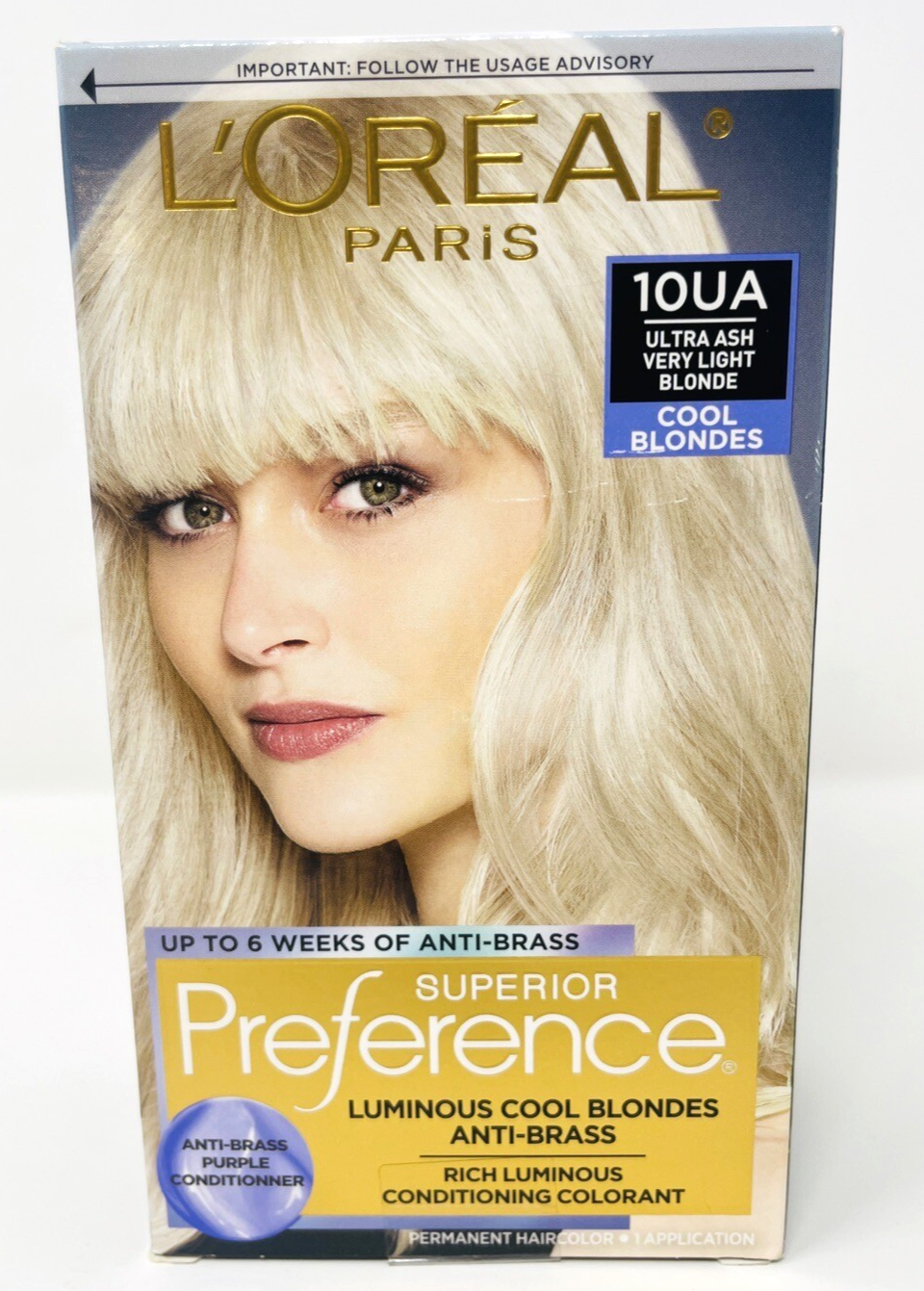 Loreal Paris Superior Preference 10UA Ultra Ash Cool Blonde Hair Dye - $24.99