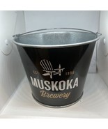 Muskoka Brewery Metal Ice Beer Bucket Ontario Canada - $659.52 MXN