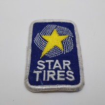 Vintage Star Tires 3&quot;x2&quot; Transportation Advertising Patch - £8.58 GBP