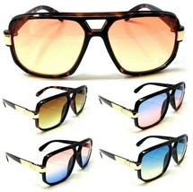 Gazelle Swag Square Hip Hop Aviator Sunglasses Oversized Retro Designer Fashion - £8.31 GBP+