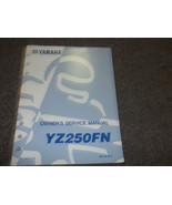 2001 Yamaha YZ250FN YZ 250 FN Service Shop Repair Manual OEM 01 - $69.99