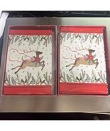 (2) Momentum Christmas Cards Boxes of 20 with 5 Designs Santa Reindeer S... - $20.69 CAD
