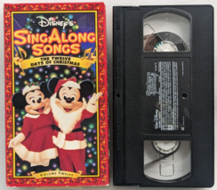 Disneys Sing Along Songs The Twelve Days of Christmas (VHS, 1997) Vol 12 - £8.64 GBP