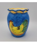 Certified Inter... Susan Winget Country Collage 6.25&quot; Rooster Canister -... - £6.98 GBP