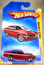 2009 Hot Wheels #23 New Models 23/42 CUSTOM V-8 VEGA Dark Red w/Chrome 5 Spokes - £8.07 GBP
