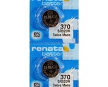 Renata 370 SR920W Batteries - 1.55V Silver Oxide 370 Watch Battery (10 C... - $4.95+