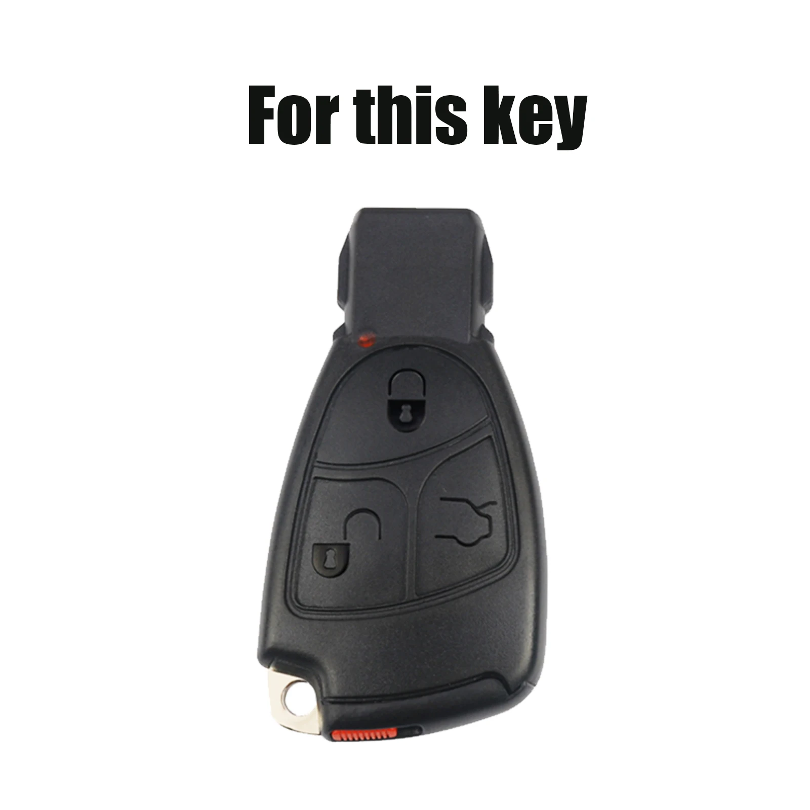 PU Leather Car Remote Key Case Cover for Mercedes Benz &amp; Audi - 3 Button &amp; 4 B - £11.96 GBP