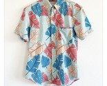 RSVLTS Disney Moana Of Motunui Kunuflex Button Shirt Hawaiian Leaf Blue XS - $49.99