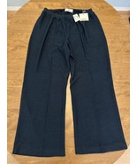 Steve Fabrikant Pants Women’s 2X Navy Wool Blend NOS Vintage $525 MSRP S... - $74.30