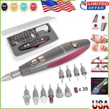 Professional Electric Manicure and Pedicure Kit with LED Light - 15 Speed - $39.59