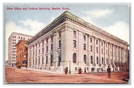 Ufficio Postale E Federale Costruzione Seattle Washington Wa Unp DB Postcard V18 - £3.17 GBP
