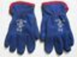 Vintage 1950s RED RYDER LOGO Children&#39;s Blue Fleece Mittens/ Gloves FRED... - $24.99