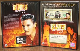 Elvis Presley *75th Birthday* Legal Tender U.S. $2 Bill With Collectible Folio - £14.90 GBP