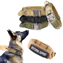 Tactical Police Dog Collar Military Adjustable Durable  Nylon Pet Accessories  - £4.69 GBP