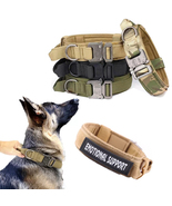 Tactical Police Dog Collar Military Adjustable Durable  Nylon Pet Access... - £4.69 GBP