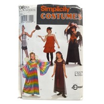 Simplicity Sewing Pattern 8830 Costumes Flapper Maid Fairy Witch Girls Size 7-14 - £7.23 GBP