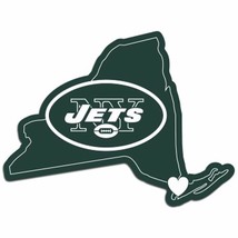 NFL New York NY Jets Home State Auto Car Window Vinyl Decal Sticker - £3.86 GBP