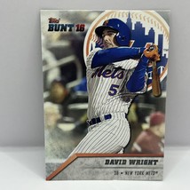 2016 Topps BUNT David Wright Base #178 New York Mets - £1.57 GBP