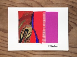 Abstract Mixed Media Collage No.4 Art / Greeting Card - $14.00