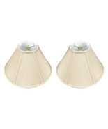 Royal Designs Coolie Empire Lamp Shade, Beige, 6&quot;x 18&quot;x 11.5&quot;, Set of 2 - £123.21 GBP