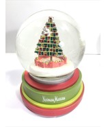 Neiman Marcus Christmas 2008 Glass Snow Globe Tree Peace On Earth - $107.91