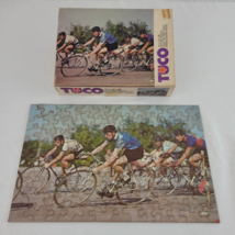 Bike Race Puzzle Tuco RARE 100 Pc Triple Thick France COMPLETE 14 1/4X9 ... - $14.95