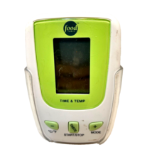 Food Network Digital Thermo Timer Time and Temp Tested and Working Green - £9.22 GBP
