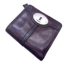 Vintage Fossil Wallet Bifold Small Brown Leather Womens Chocolate Supple... - £31.98 GBP