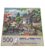 Bits and Pieces Dream Landscape Cottage Coy Pond Jigsaw Puzzle 500 Pcs 1... - £9.47 GBP