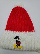 Disney Parks Vintage Mickey Winter Hat Knitted Toboggan Rare Hard to Find - £31.56 GBP