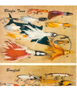 1949 Bluefin Tuna Fishing Lures Advertisement Bonefish Bait Vintage DWU16A - $368.94 MXN