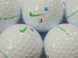 41 Mint Nike Pd Soft Golf Balls Mix - Free Shipping - Aaaaa (3 Orange, 7 Yellow) - £63.49 GBP