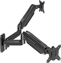 Full Motion Dual Monitor Wall Mount for 13-32" Screens, VESA Compatible - $36.09